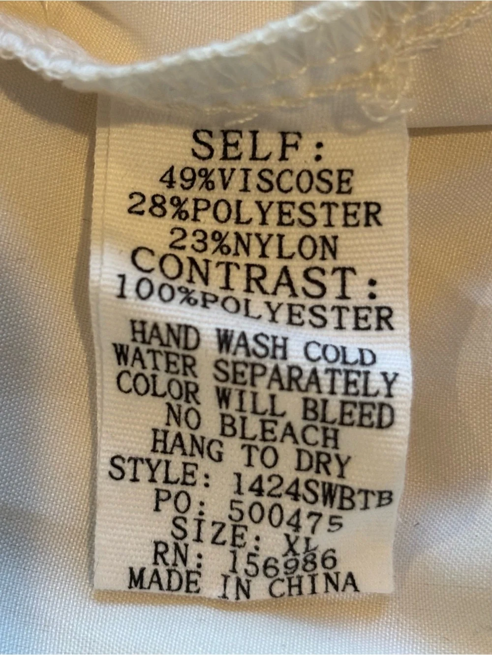 BALTIC BORN Sophie Sweater Dress Natural Tan Cream Tiered Maxi Ruffle Collar XL - Picture 5 of 8